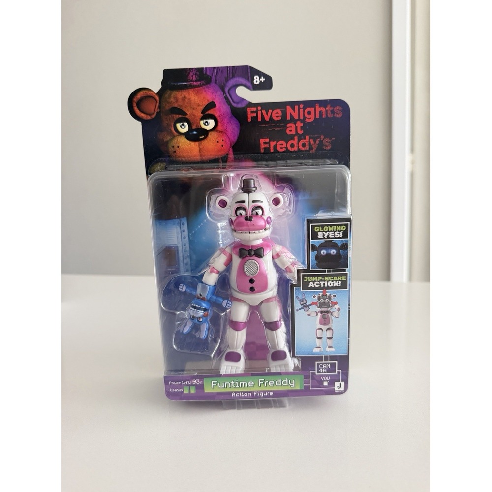 NIB FNAF Five Nights at Freddy's Jazwares Funtime Freddy Action Figure Sealed